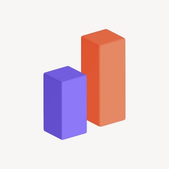 3D bar graph, business graphic | Free Photo - rawpixel