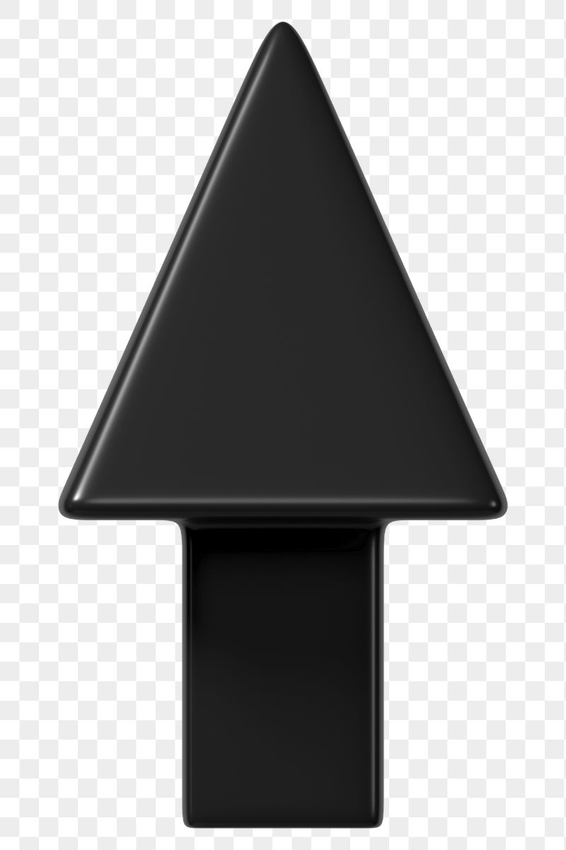 3D black arrow png up direction | Free PNG - rawpixel