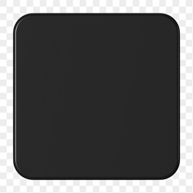 3D black badge png square | Free PNG - rawpixel