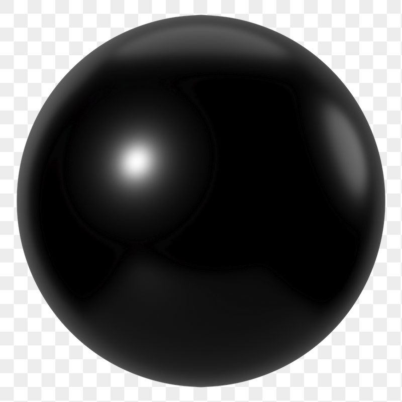 3D black sphere png geometric | Free PNG - rawpixel