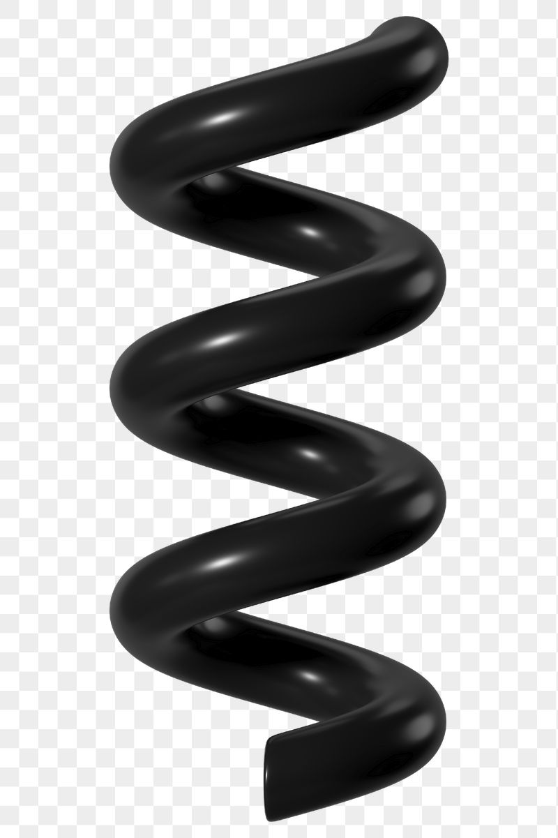 3D black spiral png clip | Free PNG - rawpixel