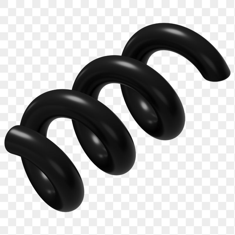 3D black spiral png clip | Free PNG - rawpixel