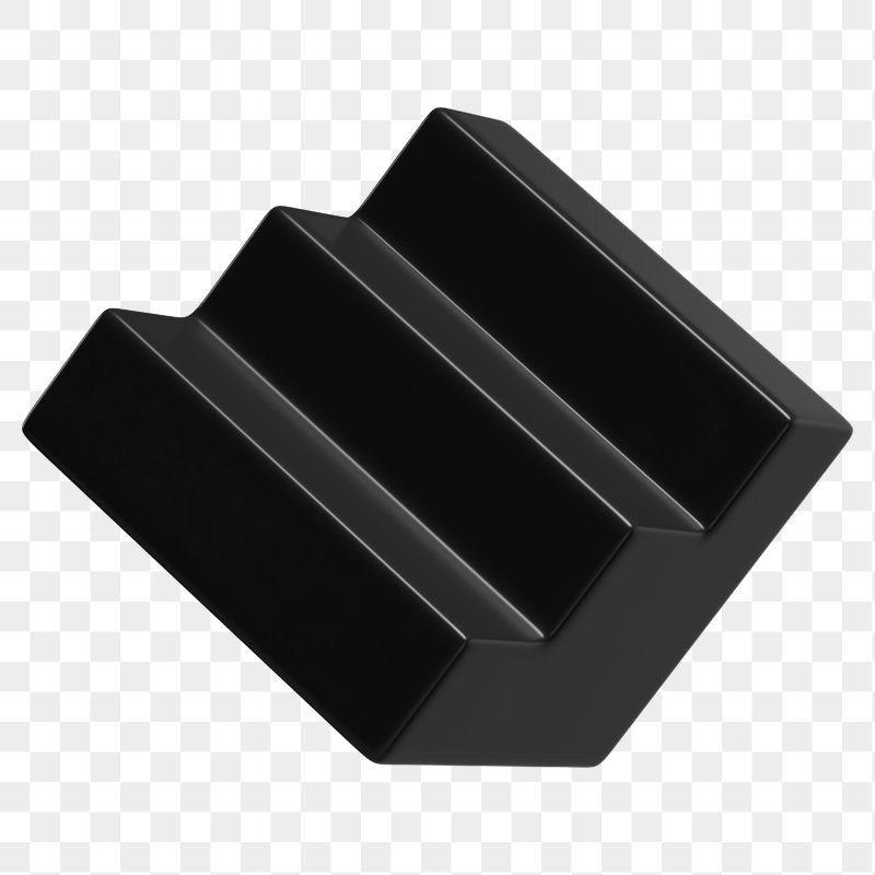 3D black stairs png podium | Free PNG - rawpixel