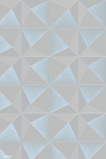 3D blue and gray paper craft pentahedron patterned background design e.. | Free  transparent png - 2354583