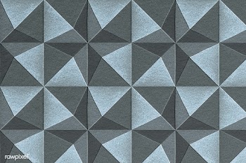 3D blue and gray paper craft pentahedron patterned background | Free  illustration - 2354600