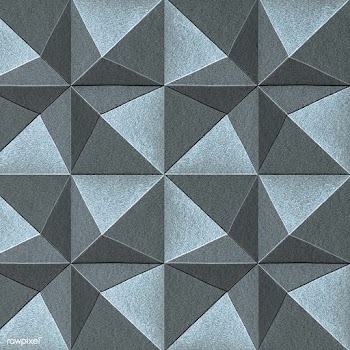 3D blue and gray paper craft pentahedron patterned background | Free  illustration - 2354610