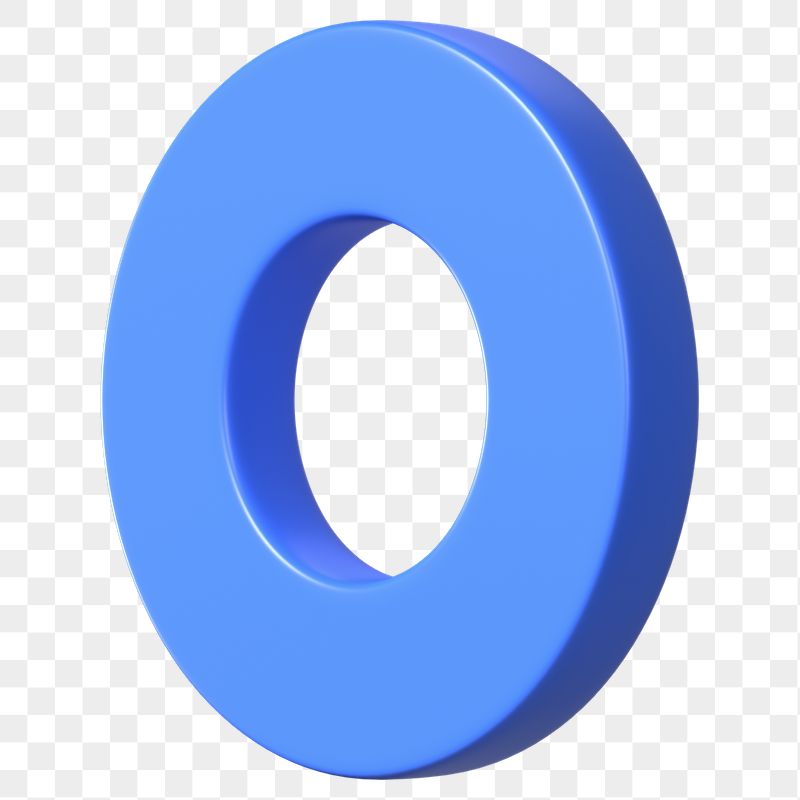 3D blue annulus png, geometric | Free PNG - rawpixel