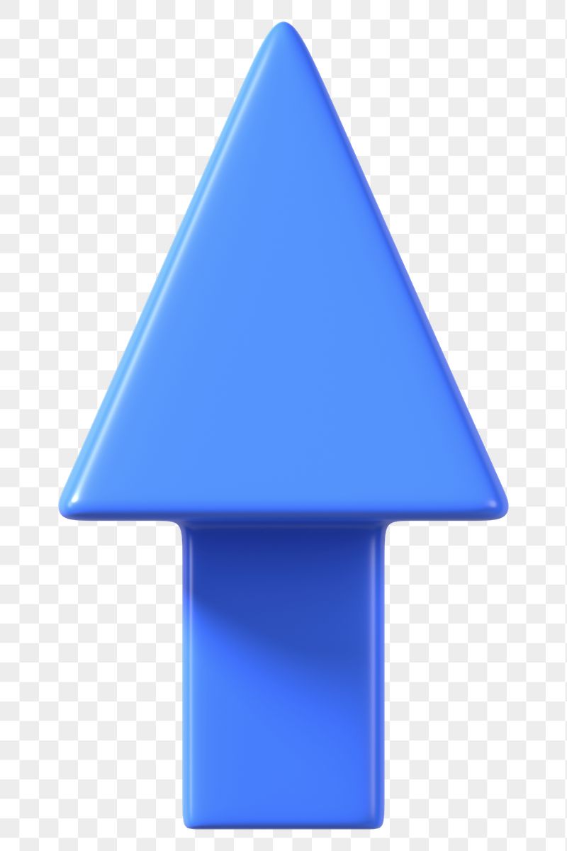 3D blue arrow png up direction | Free PNG - rawpixel