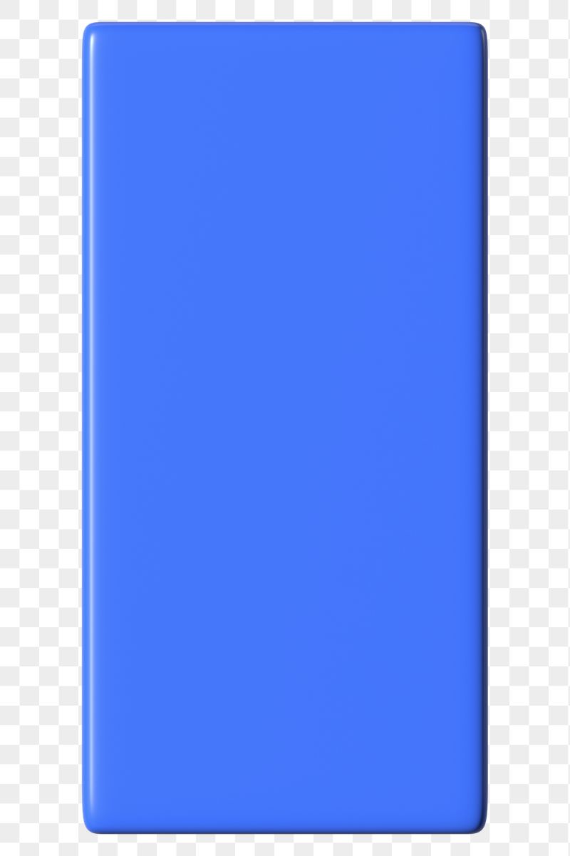 3D blue rectangle png geometric | Free PNG - rawpixel