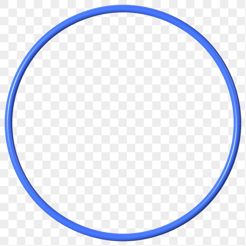 3D blue ring png, geometric | Free PNG - rawpixel