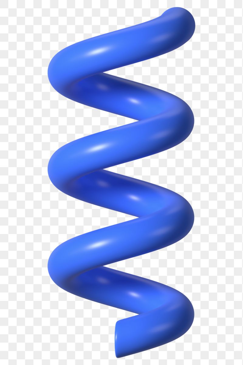 3D blue spiral png clip | Free PNG - rawpixel