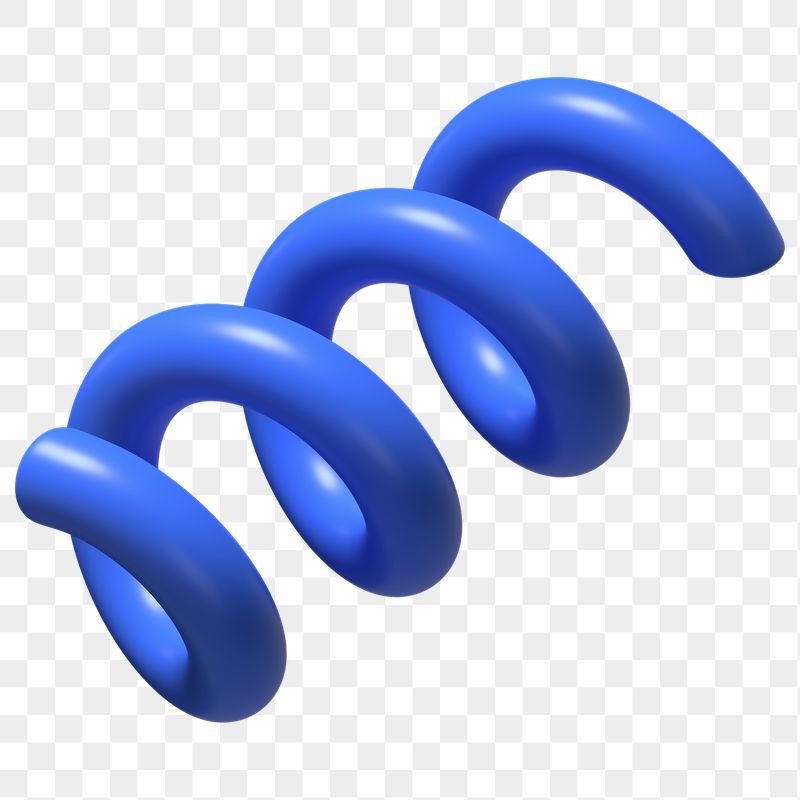 3D blue spiral png clip | Free PNG - rawpixel