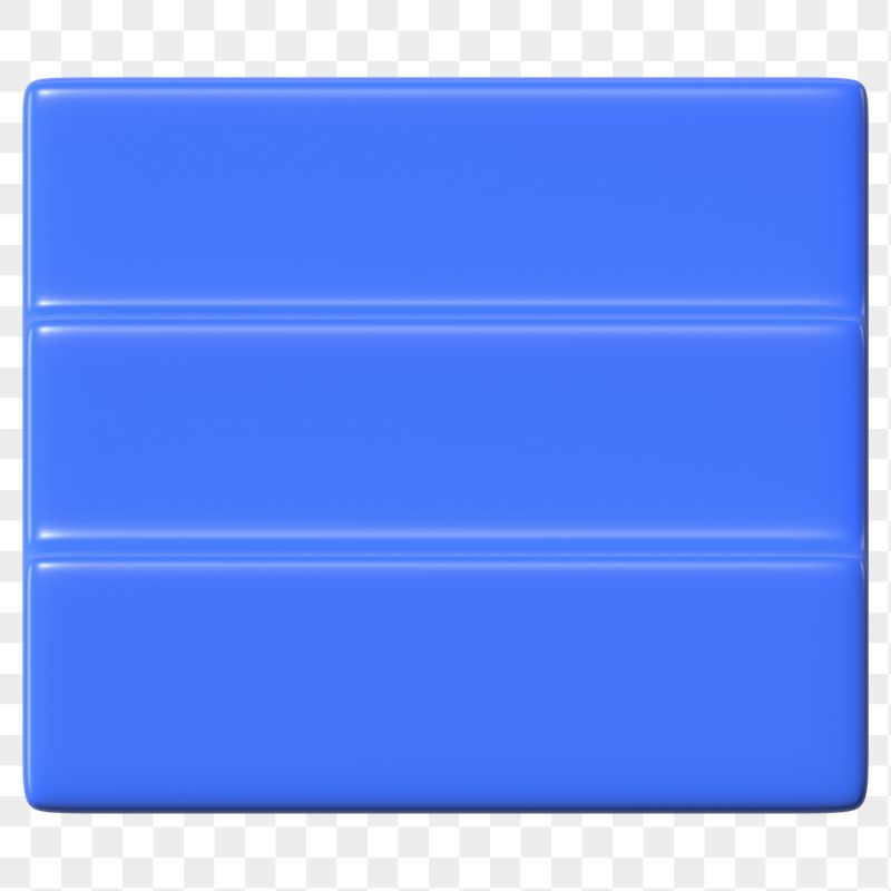 3D blue square png, geometric | Free PNG - rawpixel