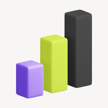 3D business bar chart, mathematical | Free Photo - rawpixel