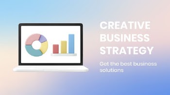 3D business charts template, aesthetic | Free Vector Template - rawpixel