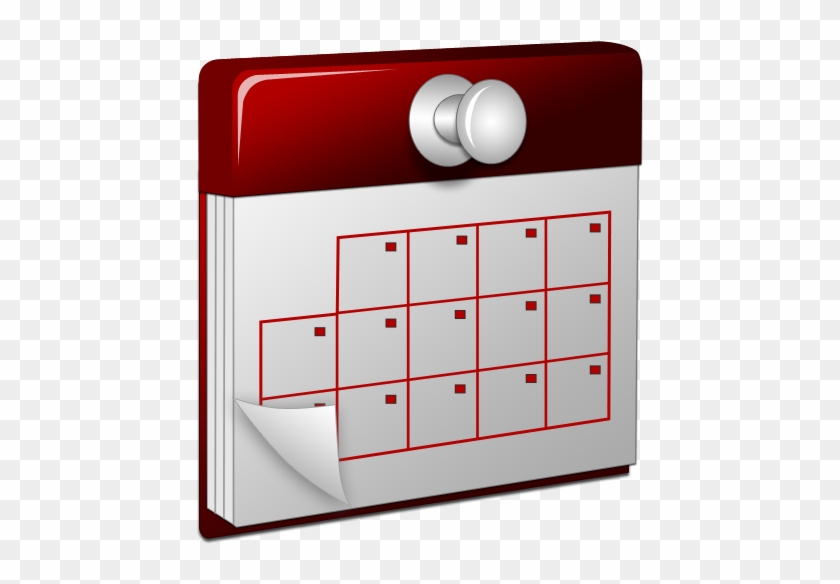 3d, Calendar, Red Icon - Icono De Calendario Png
