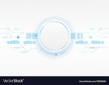 3d circuit board background or banner design