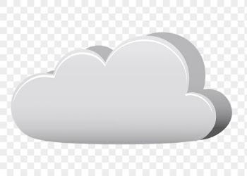 3D cloud png sticker, weather | Free PNG - rawpixel