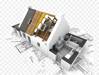3D computer graphics Building 3D floor plan - House Building 