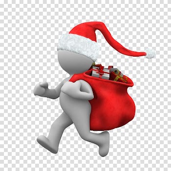 3D computer graphics Christmas gift Illustration, Santa Claus transparent background PNG clipart