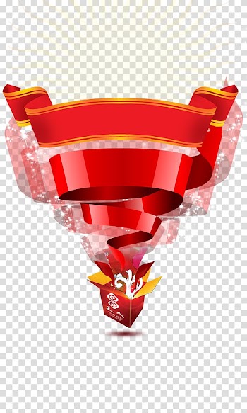 3D computer graphics, Ribbon box transparent background PNG clipart