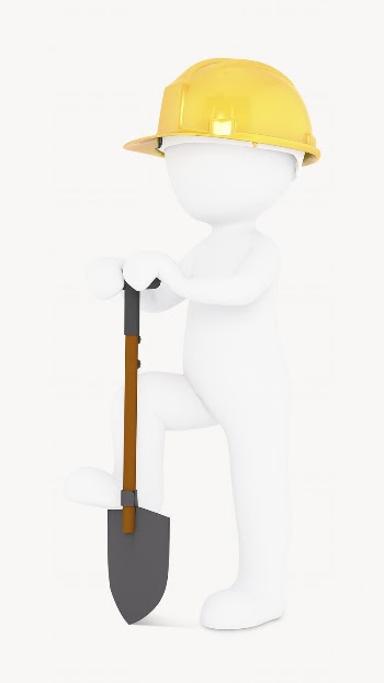 3D construction worker, isolated on white | Free Photo - rawpixel