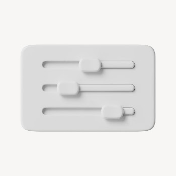 3D control panel, adjustable bar | Free Photo - rawpixel