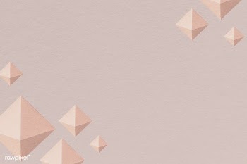 3D copper paper craft pentahedron patterned background | Free  illustration - 2351892