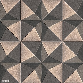 3D copper paper craft pentahedron patterned background | Free  illustration - 2352751