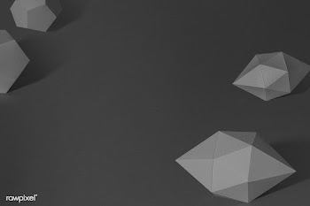 3D dark gray elongated hexagonal bipyramid and gray pentagon dodecahed.. | Free  illustration - 2353874
