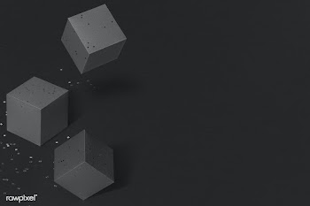 3D dark gray paper craft cubic patterned background | Free  illustration - 2357020