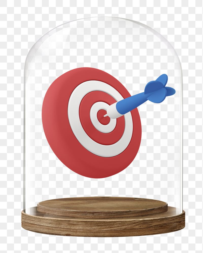3D dartboard png glass dome | Free PNG - rawpixel