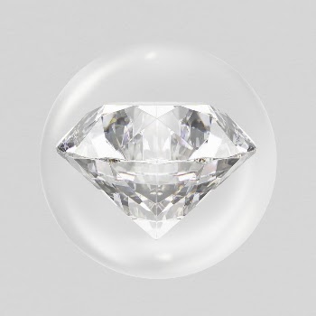 3D diamond sticker, luxurious jewelry | Free PSD - rawpixel