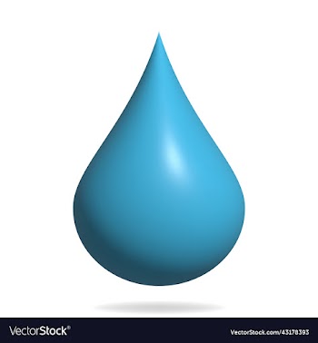 3d drop water icon