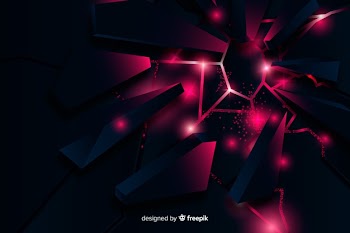 3d explosion with light background Free Vector