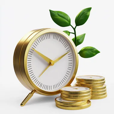 3D Finance Growth Icon: Success in Business and Economy 3D Finance Growth Icon: Success in Business and Economy