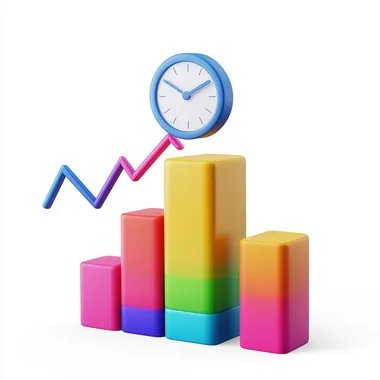 3D Finance Icon: Growth and Success in Business Economy 3D Finance Icon: Growth and Success in Business Economy