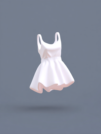 3D Floating Fashion Dress