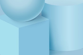 3D geometric background, pastel blue | Free Photo - rawpixel