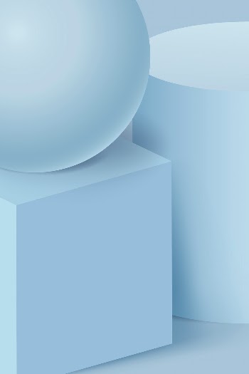 3D geometric background, pastel blue | Free Vector - rawpixel