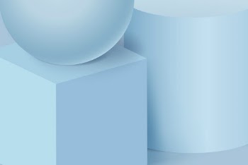 3D geometric background, pastel blue | Free Vector - rawpixel