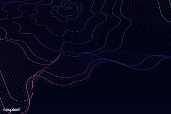 3D gradient contour line patterned background illustration | Free  illustration - 2337997