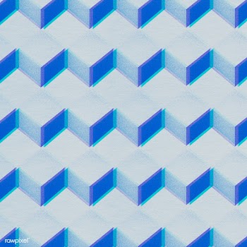 3D gray and blue paper craft cubic patterned background | Free  illustration - 2358315
