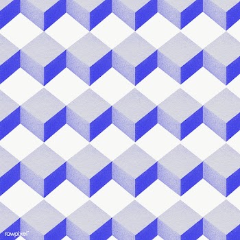 3D gray and indigo paper craft cubic patterned background design eleme.. | Free  transparent png - 2358070
