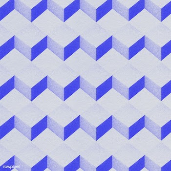 3D gray and indigo paper craft cubic patterned background | Free  illustration - 2358112