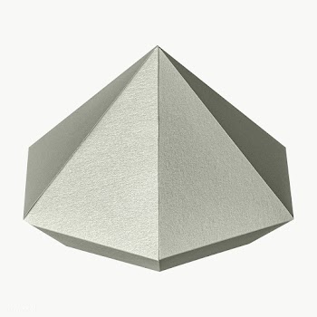 3D gray diamond shaped paper craft design element | Free  transparent png - 2339257