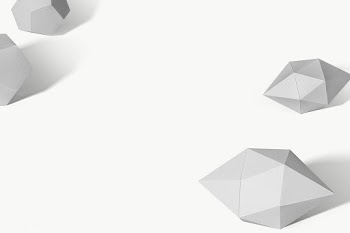 3D gray elongated hexagonal bipyramid and gray pentagon dodecahedron d.. | Free  transparent png - 2353995
