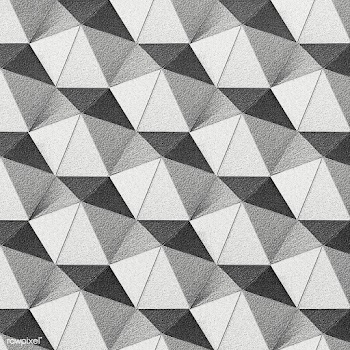 3D gray paper craft heptagonal patterned background design element | Free  transparent png - 2357734