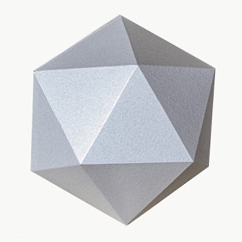 3D gray pentagon paper craft design element | Free  transparent png - 2339814