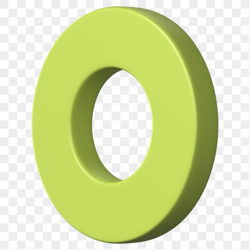 3D green annulus png, geometric | Free PNG - rawpixel